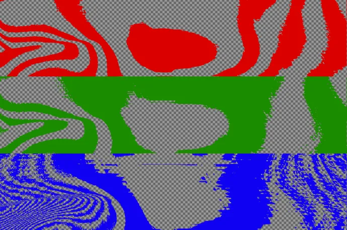 Figure 10. One of the RGB bit-planes without hidden data