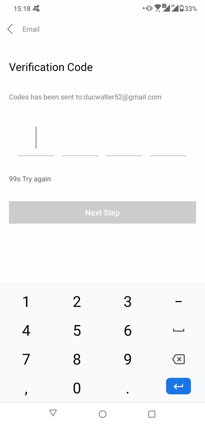Password reset procedure