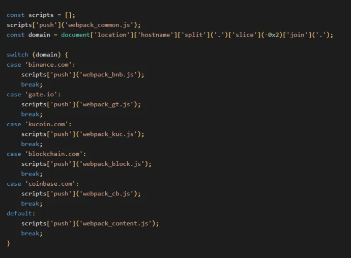Determination process which modules to load (deobfuscated)