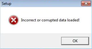 Figure illustrating an invoked error message at the end of Clipsa’s successful installation