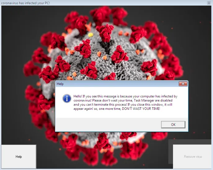 mainWindow.exe: Help button is rather helpful