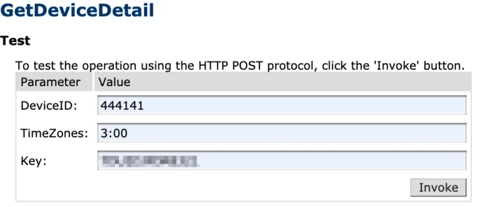 GetDeviceDetail API with usual parameters