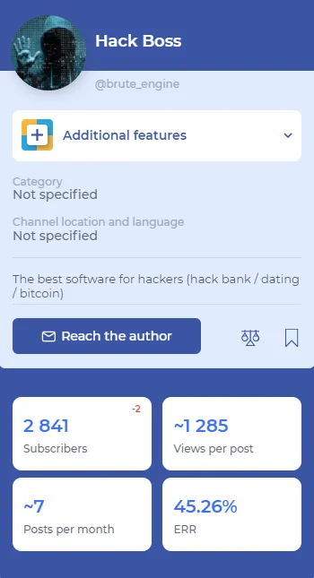 From telemetr.io