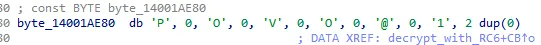 DNS TXT Record Decryption