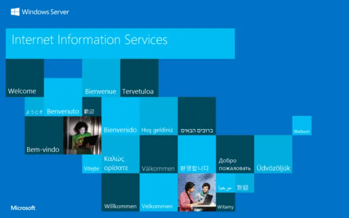 Default Windows Server landing page. The same image is also commonly present on MyKings C&C servers, but that is not sufficient for attribution.