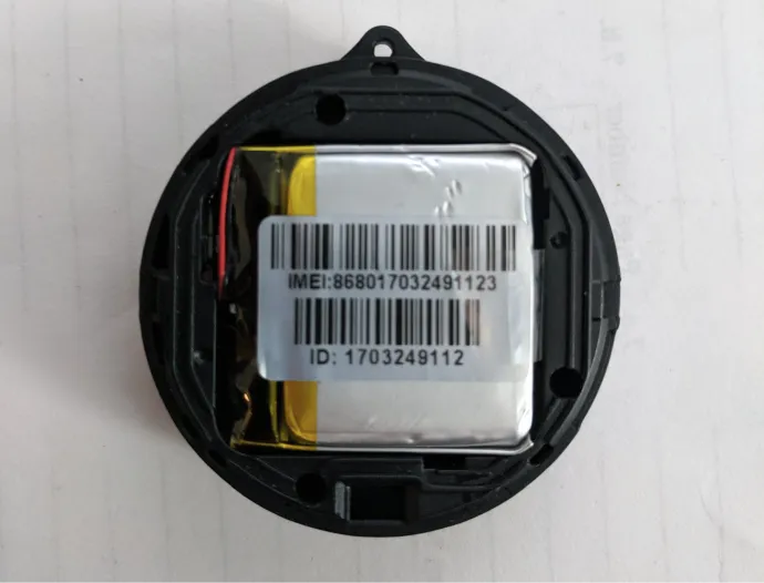 Figure 8: tracker’s inside and IMEI and ID