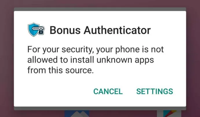 PixPirate using the pretense of a Bonus Authenticator to fool victims, however this early version was stopped by PlayProtect