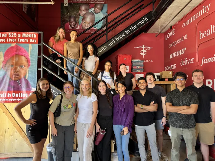 Volunteer event for Tempe summer interns with PROJECT C.U.R.E.