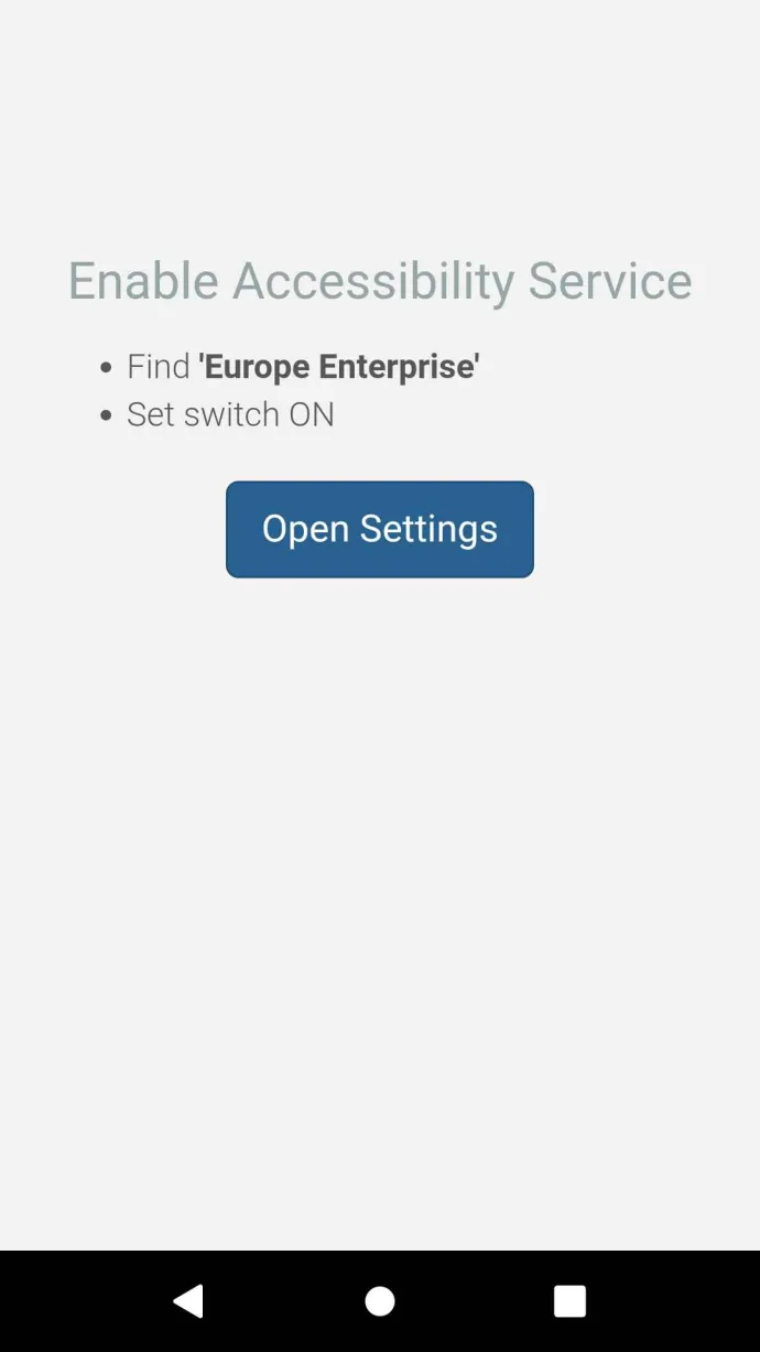 Octo2 banker prompts its victim to enable accessibility service to initiate device takeover and further remote actions 