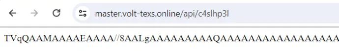 Base64 encoded Glove Stealer present on a C&C server 