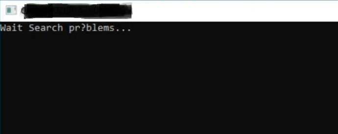 Wrongly displayed homoglyph in the word “problem” 
