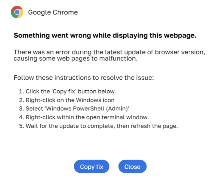 ClickFix used by ClearFake social engineering campaigns