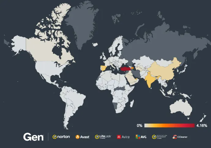 Global risk ratio for mobile bankers in Q4/2024 