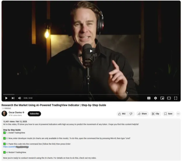 Second variant of AI-generated video, unlisted on a verified account