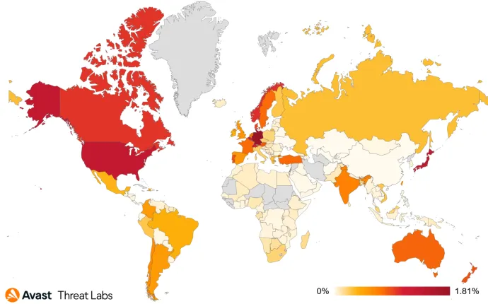 Heatmap showing risk-ratio for Q3/2023