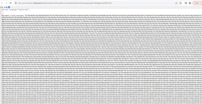 Source code is typically obfuscated