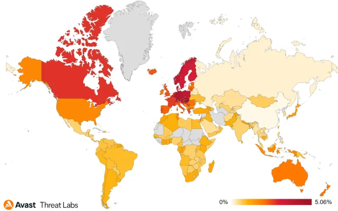 Global risk ratio for Dating scam in Q1/2024