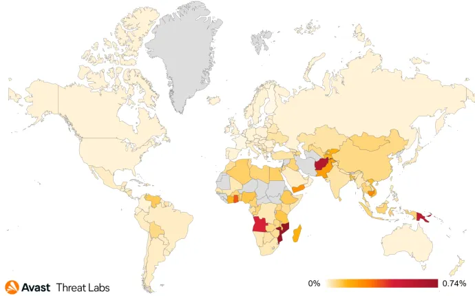 Ransomware risk ratio for Q3/2023