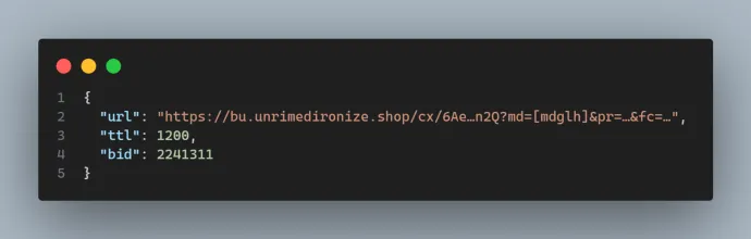 HelloTDS JSON response