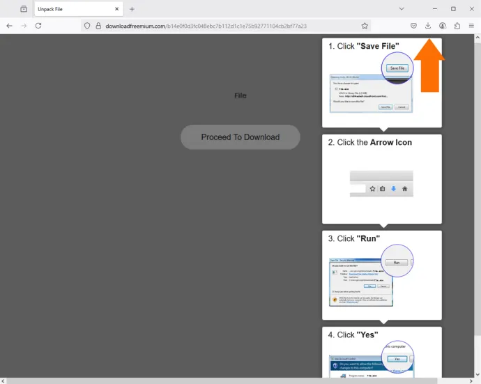 Another malicious file download