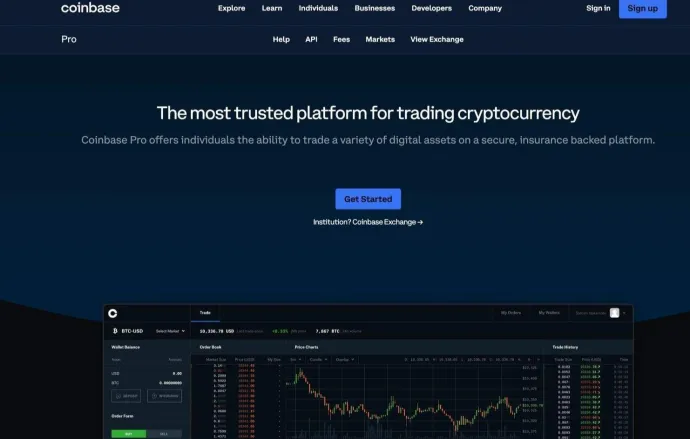 AI generated scam website, impersonating Coinbase