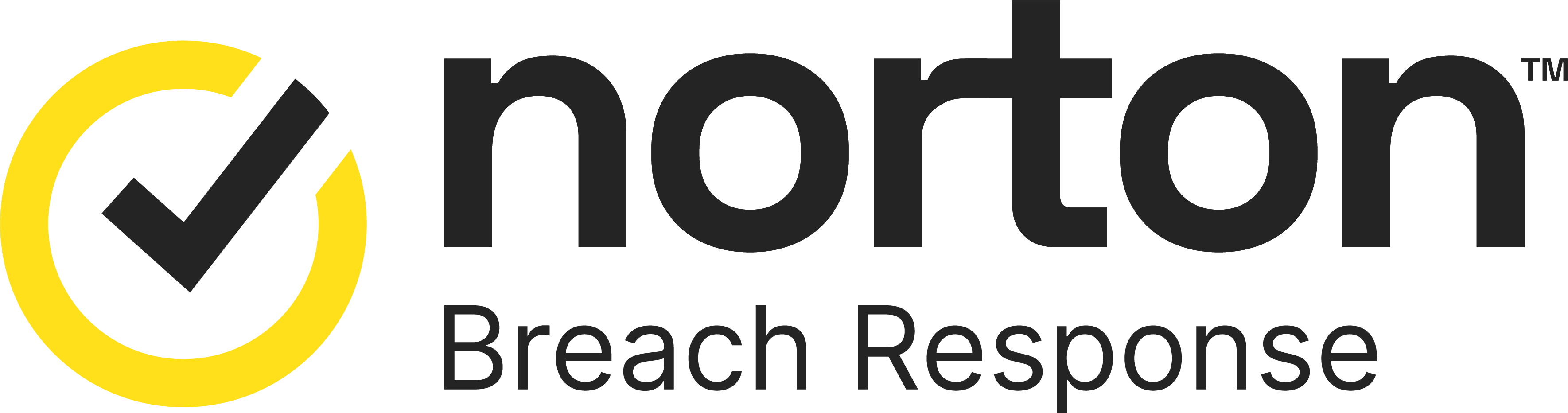 Norton Breach Response horizontal logo black text